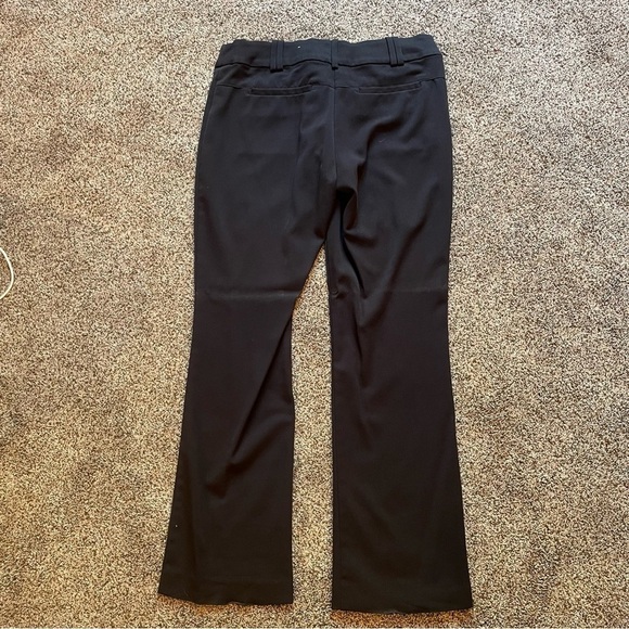Maurices Black Slacks Work Office Dress Pants 3/4 Short - Picture 5 of 7